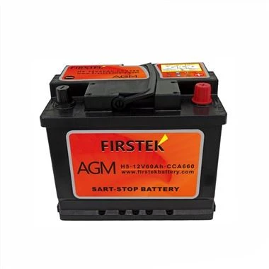 H5 12V 60AH AGM Start Stop automašīnas akumulators